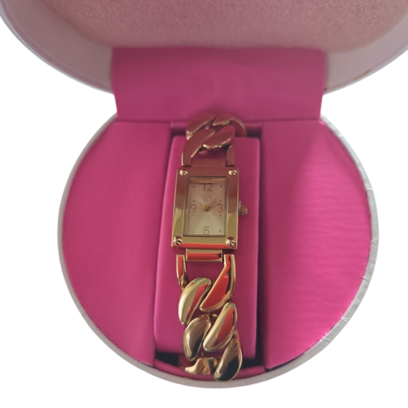 Isaac Mizrahi Gold Chain Women's Watch - Picture 1 of 10